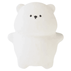 Lámpara nocturna LED en forma de oso dormilón con luz cálida