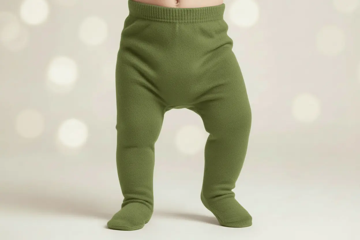 Polainas bebé de punto – suaves y cómodas – 3-6 meses - Imagen 2