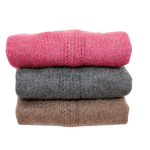 Detalle calado delantero Jersey cuello redondo Chocolat Baby