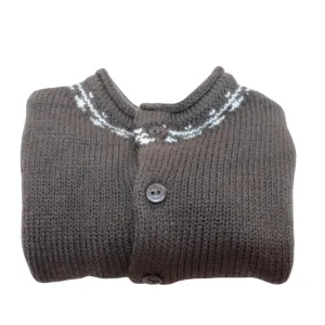 Chaqueta de punto gris marengo bebé Chocolat Baby