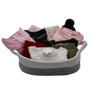 cesta de ropa para bebé niña talla 6 meses Chocolat Baby