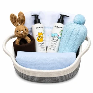 Cesta nacimiento bebé niño 0–3 meses – Chocolat Baby