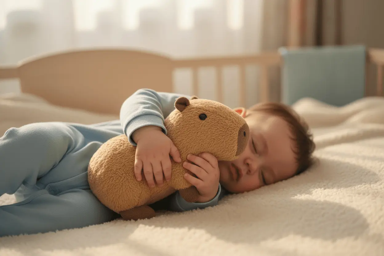bebé-durmiendo-capibara para-dormir