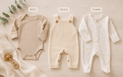 Diferencias entre body, pelele y pijama: cuándo usar cada uno
