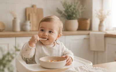 Primeras comidas del bebé: accesorios útiles para empezar con la alimentación complementaria