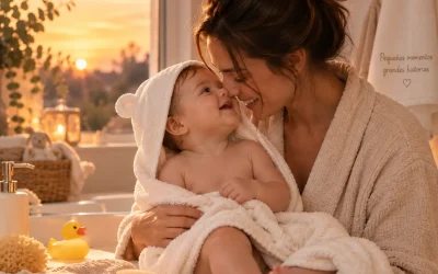 La piel del bebé: cuidados básicos y pequeños momentos para cuidar también de mamá